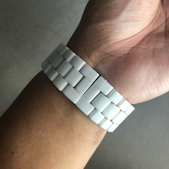 ❌ SOLD! Authentic Michael Kors ceramic watch in white - Picture 7 of 7